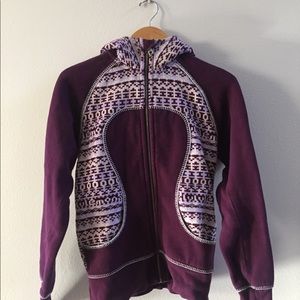 Lululemon Limited Edition Purple Scuba Hoodie